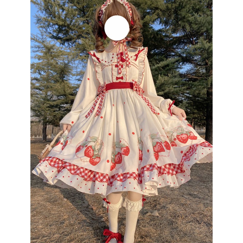 Sweet Lolita Dress Polyester Sleeveless Sweet Lolita Dress