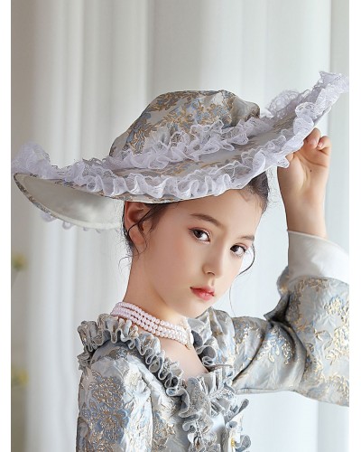 Women Vintage Hat Christmas Halloween 's Polyester Royal Hat Costume Accessories Euro-Style