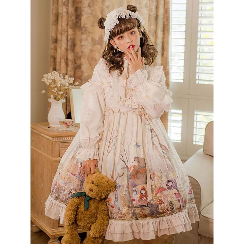 Sweet Lolita Dress Polyester Sleeveless Jumper Lolita Dress