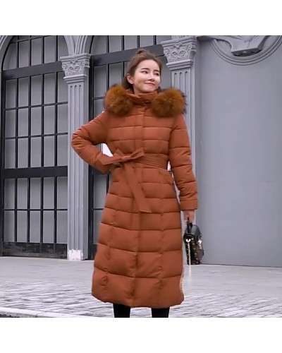 Women Puffer Coat Removable Faux Fur Collar Hooded Outerwear Chic  Modern Fall Winter