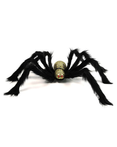 Unisex Halloween Decorations Yellow Polyester Fiber Spider Scary Props