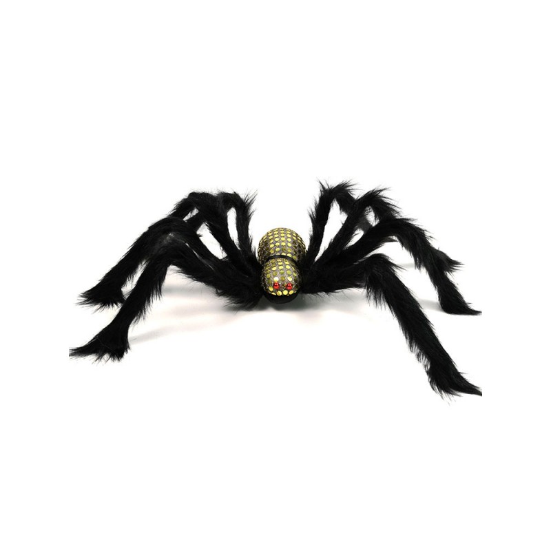 Unisex Halloween Decorations Yellow Polyester Fiber Spider Scary Props