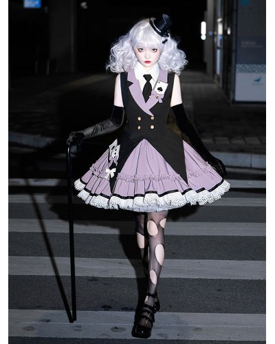 Gothic Lolita Dresses Ruffles Black