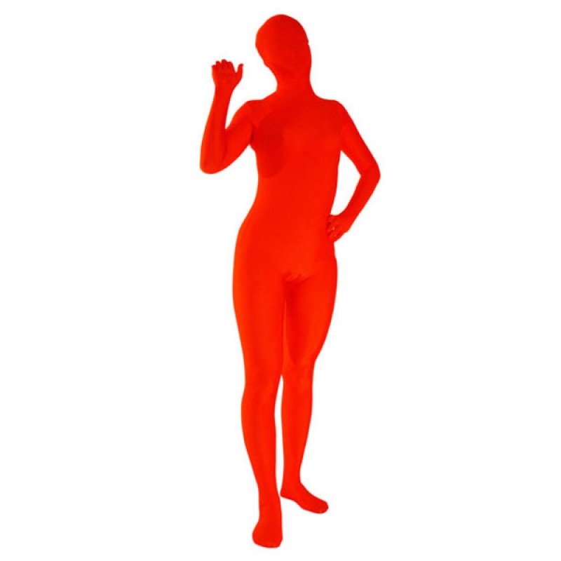 Halloween Morph Suit Red Lycra Spandex Zentai Suit Bodysuit