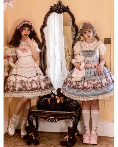 Sweet Lolita Dress Polyester Sleeveless Lolita Dress