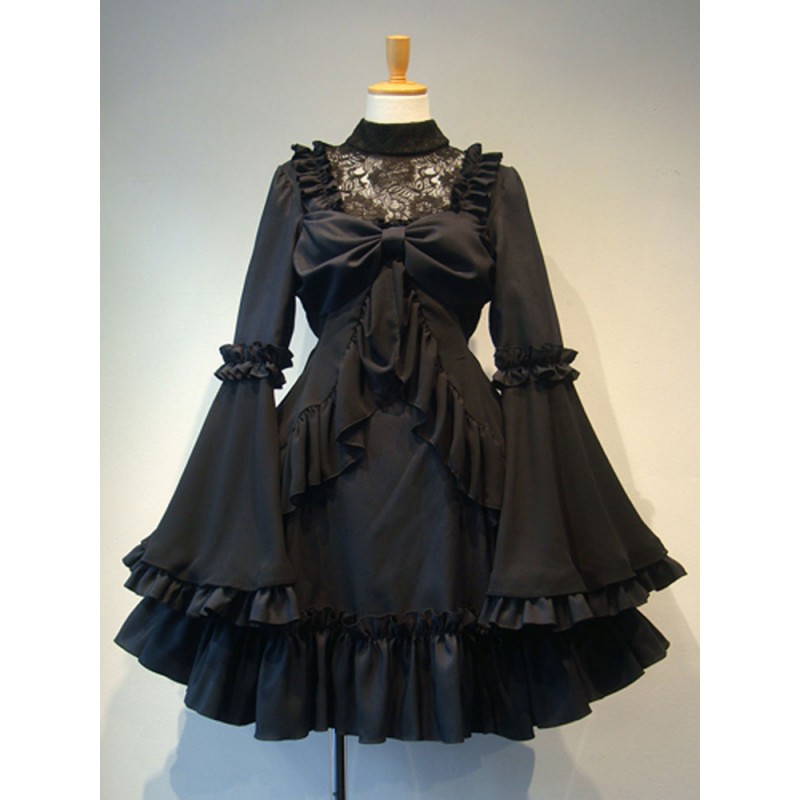 Gothic Lolita OP Dress White Ruffles Lolita One Piece Dresses Spring Summer Fall Winter Tea Party