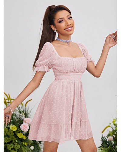 Women Birthday Dress Pink Beach Dress Sweet Summer