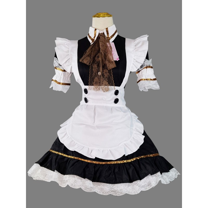 Gothic Lolita Dresses Lace Ruffles Black Black