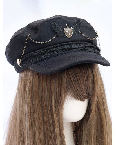 Lolita Hat Bows Accessory Black Lolita Accessories Gothic Army