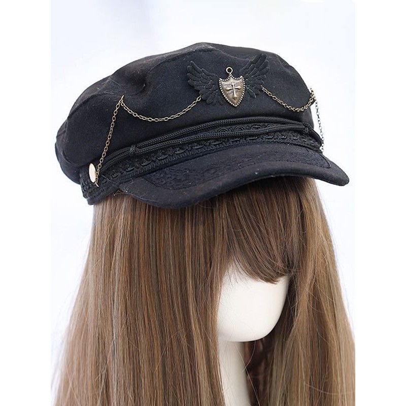 Lolita Hat Bows Accessory Black Lolita Accessories Gothic Army