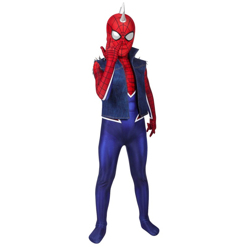 Marvel Comics Marvel Comics Spider Punk Cosplay Costume For Kids Catsuits  Zentai