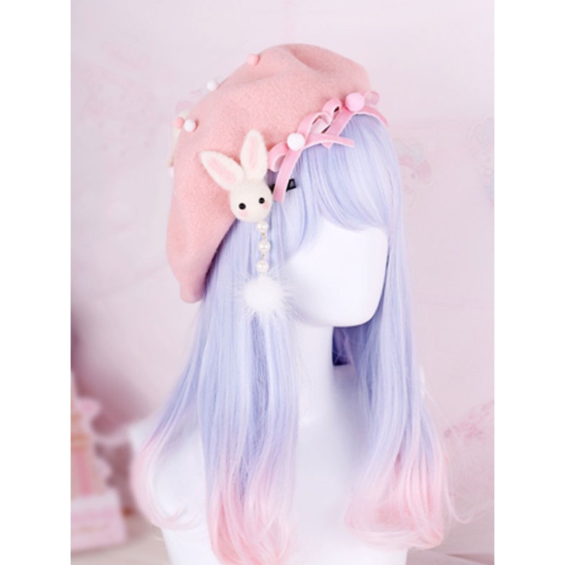 Sweet Lolita Hat Pink BowknotBow Polyester Lolita Accessories Headwear