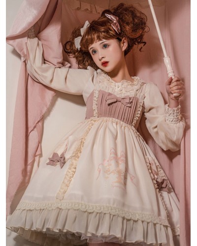 Sweet Polyester Sleeveless Lolita Dress