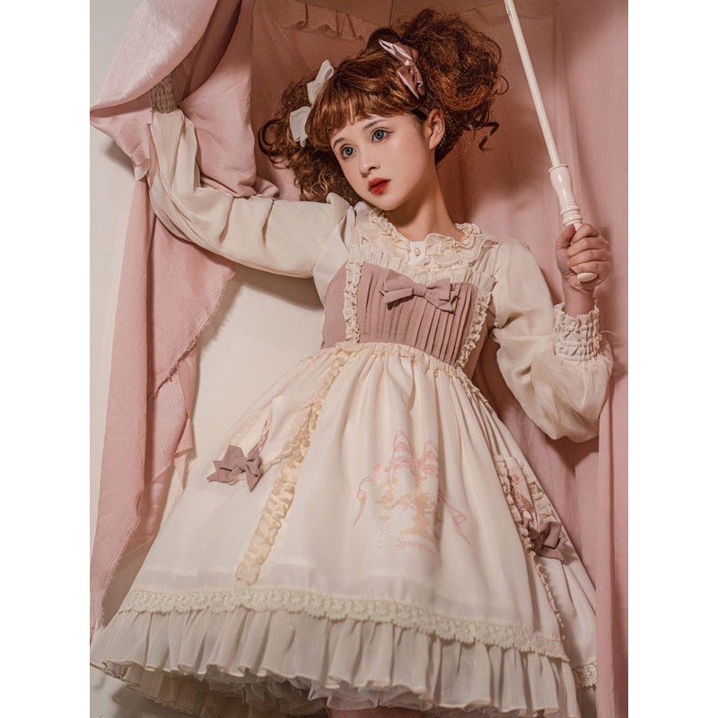 Sweet Polyester Sleeveless Lolita Dress