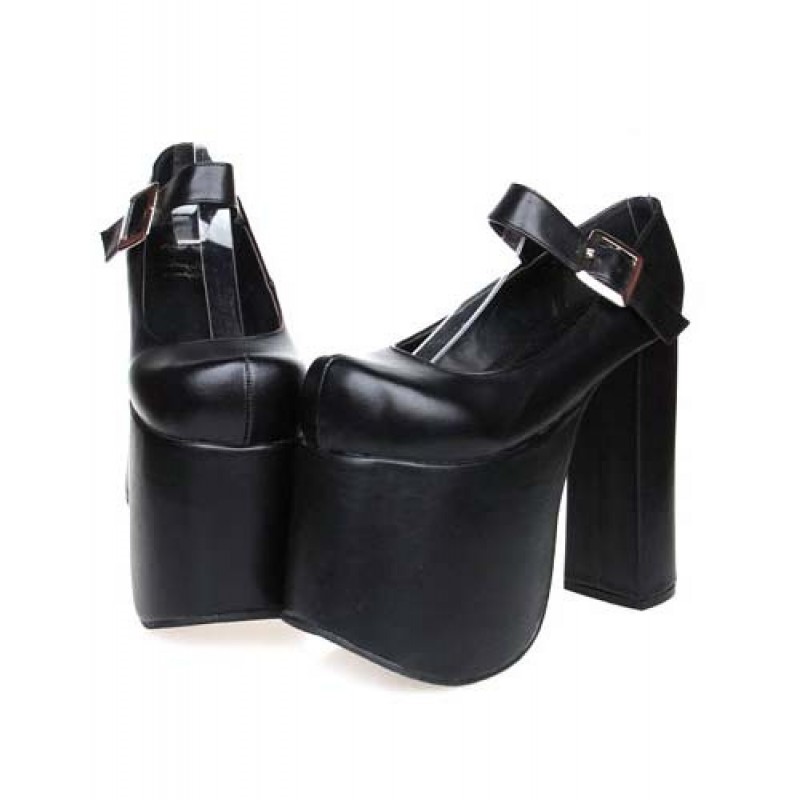 Platform Lolita Buckled High Heels Daily Casual