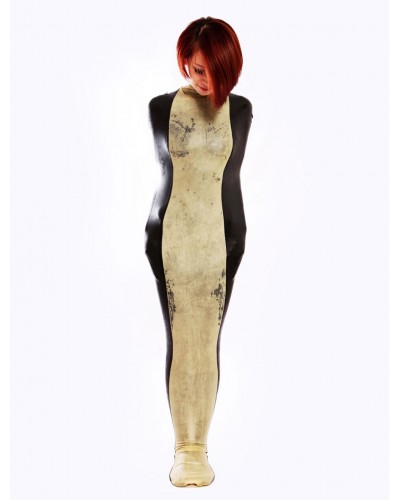 Sleeveless Women's Latex Catsuit Halloween Mummy Costume Cosplay Halloween Bodysuit