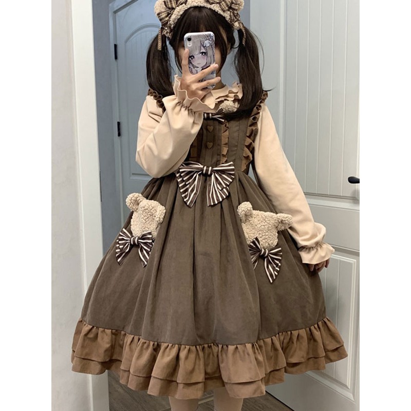 Sweet Lolita Dress Polyester Sleeveless Dress