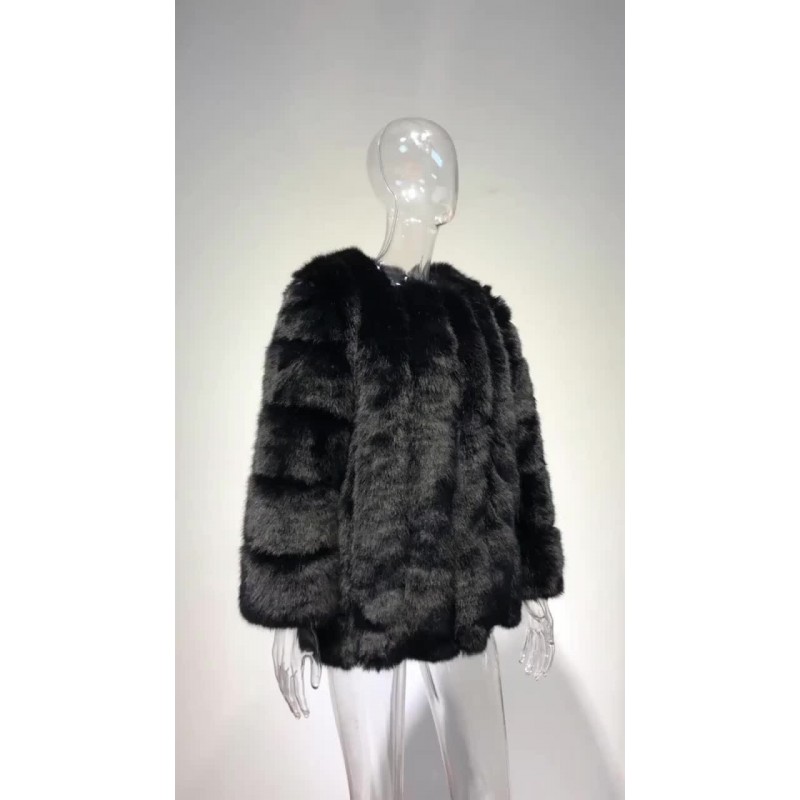 Plush Faux Fur Coat 2023 Winter Outerwear For Women Classic  Traditional Casual