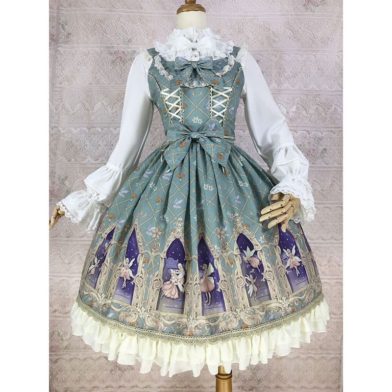 Classical Lolita Dress Polyester Sleeveless Lolita Dresses Classic Black