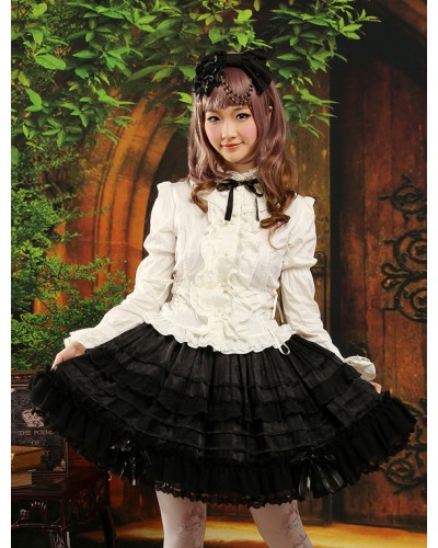 Gothic Multi Color Long Sleeves Jacquard Cute Lolita Outfits