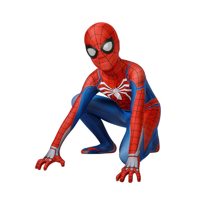 Spider-Man Kids Cosplay Jumpsuit Marvel 2018 PS4 Game Cosplay Costume