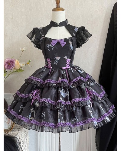 Sweet Lolita Dress Polyester Sleeveless Jumper Sweet Lolita Dress