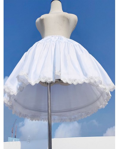 Lolita Petticoats Polyester Gothic Lolita Petticoat Woman's White Lace Lolita Underskirt Sweet