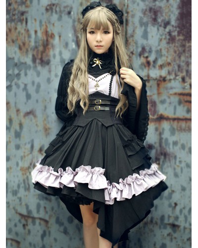 Gothic Lolita Jsk Jumper Skirt Night Of Seraph Gothic Steampunk Lolita Jsk Original Design