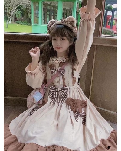 Sweet Lolita Dress Polyester Sleeveless Dress