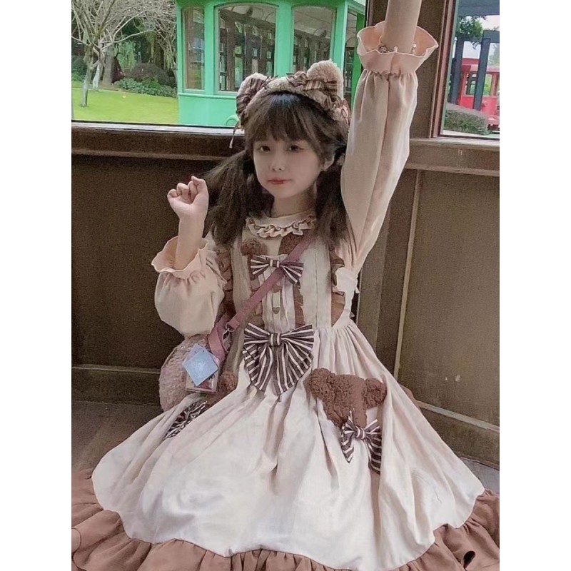 Sweet Lolita Dress Polyester Sleeveless Dress