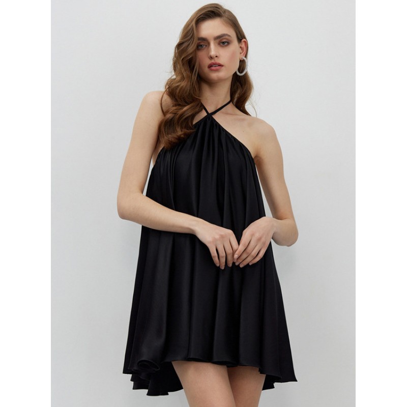 Dresses Sleeveless Pleated Short Dress Mini Resort Wear