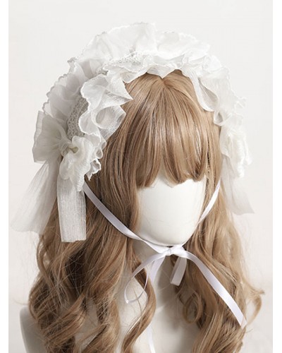 Lolita Accessories Ruffles Lace Polyester Headwear Miscellaneous