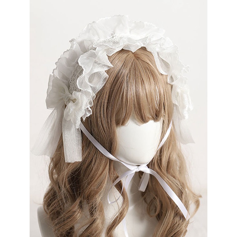 Lolita Accessories Ruffles Lace Polyester Headwear Miscellaneous