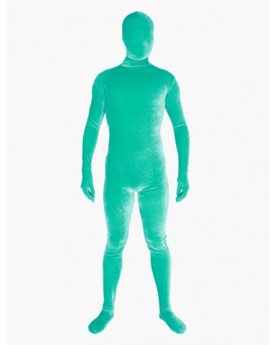 St Patricks Day Costume Unisex Velours Zentai Suits Halloween