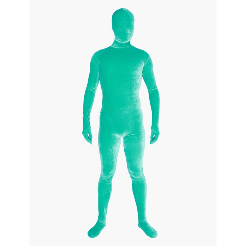 St Patricks Day Costume Unisex Velours Zentai Suits Halloween