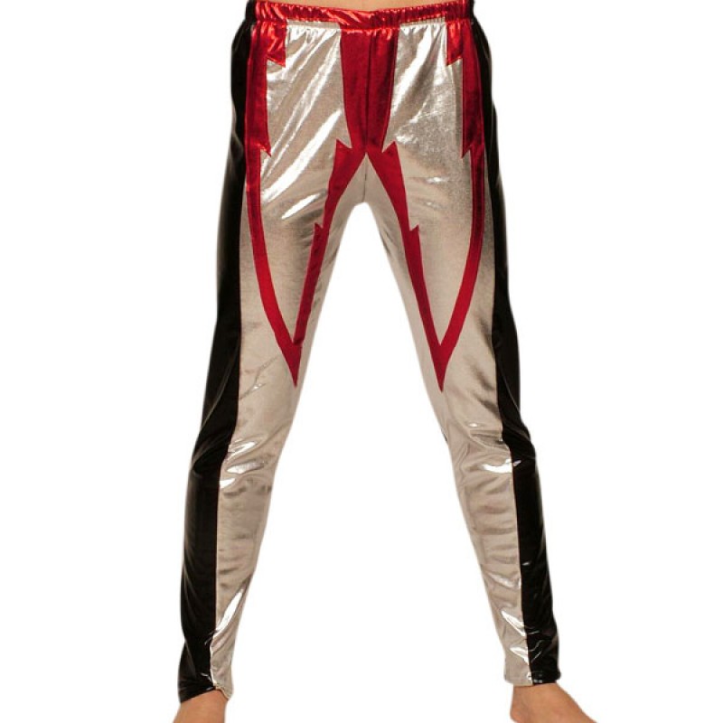 Multicolor Shiny Metallic Pants