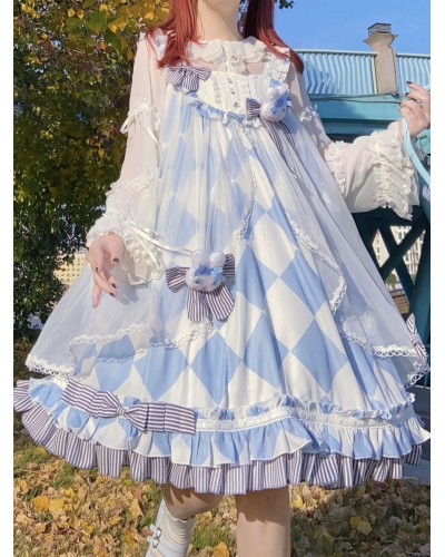 Sweet Lolita Dress Alice Polyester Sleeveless Dress