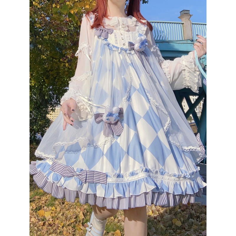 Sweet Lolita Dress Alice Polyester Sleeveless Dress