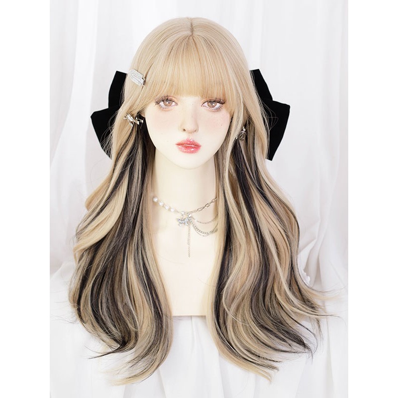 Lolita Wigs Long Tousled Heat-resistant Fiber As Image Lolita Accessories Sweet Daily Casual Tea Party