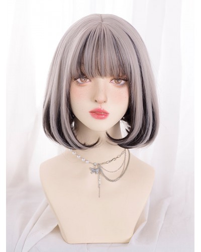 14 Inches Lolita Wig Highlighting Hair Heat-resistant Fiber As Image Lolita Accessories