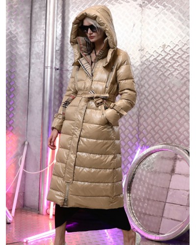 Women's Down Coat Duck Down Puffer Warm Outerwear 2023 Classic  Traditional Casual Fall Winter Street Wear Night Out Field