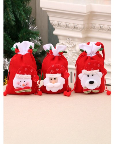 Unisex Christmas Party Supplies Polyester Fiber Christmas Christmas Bag Costume Decorations Accessories