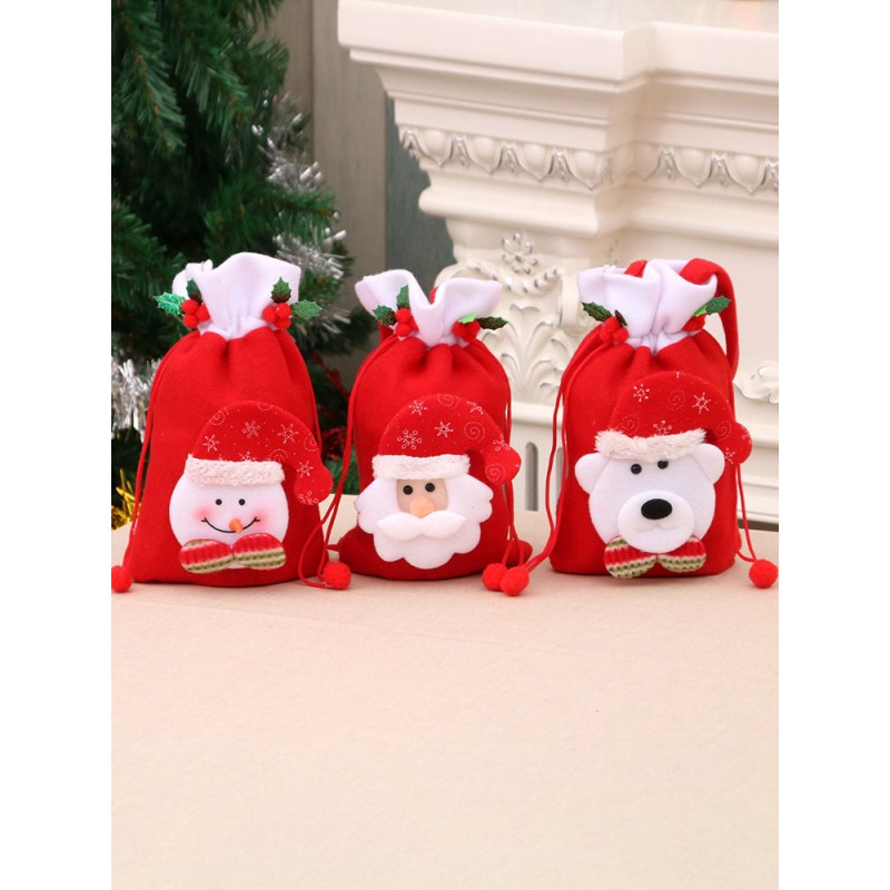 Unisex Christmas Party Supplies Polyester Fiber Christmas Christmas Bag Costume Decorations Accessories