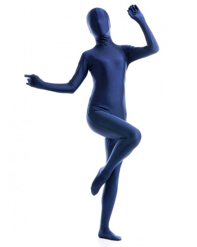 Dark Navy Zentai Suit Adults Morph Suit Full Body Lycra Spandex Bodysuit