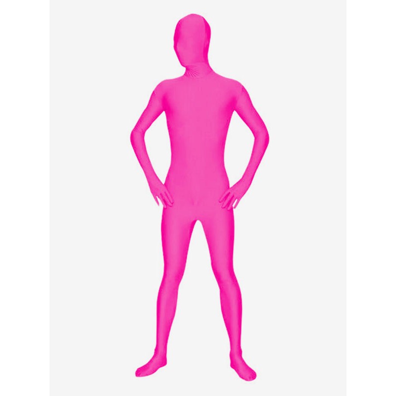 Morph Suit Fuchsia Lycra Spandex Fabric Zentai Suit Unisex Full Body Suit Bodysuit