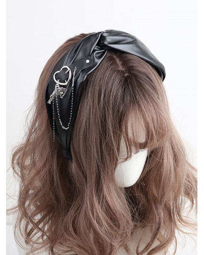 Lolita Accessories Black Metal Details Headwear Polyester Miscellaneous Steampunk Gothic