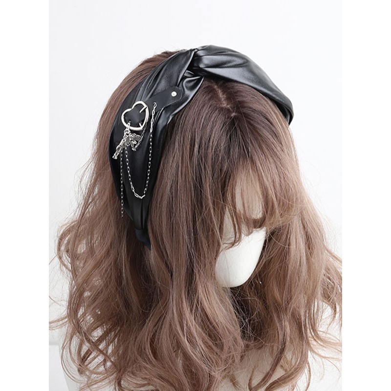 Lolita Accessories Black Metal Details Headwear Polyester Miscellaneous Steampunk Gothic