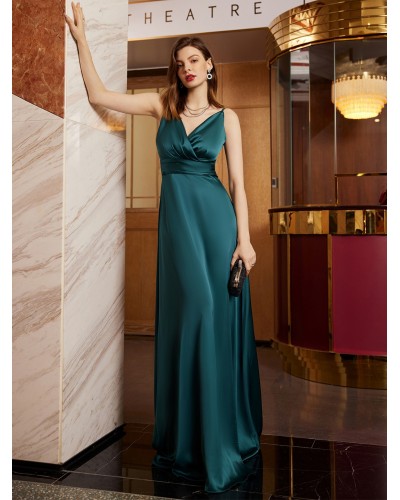 Women Birthday Sleeveless Dress Sexy Long Dress Maxi Party Graduation