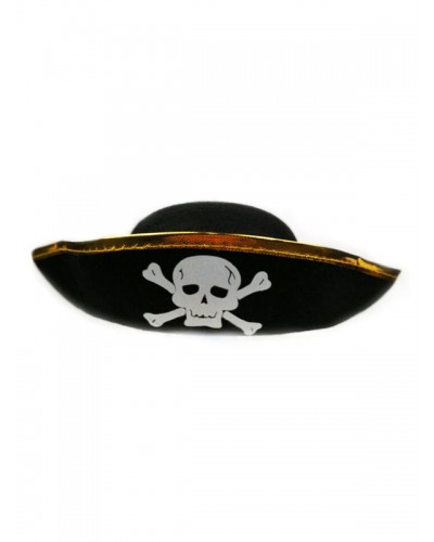 Unisex Halloween Decorations Blond Polyester Fiber Pirate Captain Hat