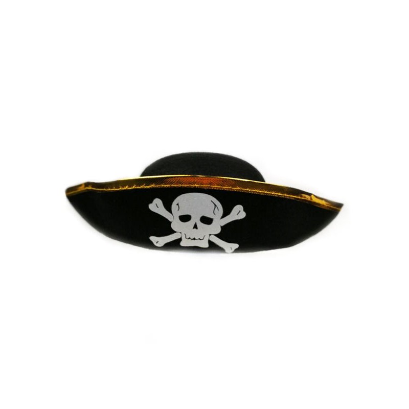 Unisex Halloween Decorations Blond Polyester Fiber Pirate Captain Hat